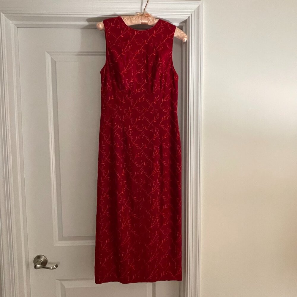 Ruby Red Nicole Miller New York City formal dress Size 4